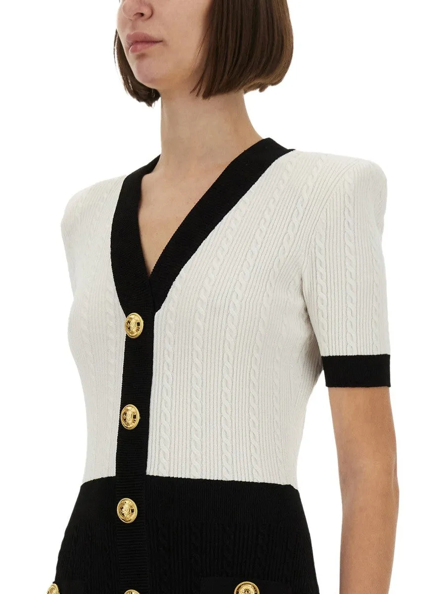 Balmain TWO-TONE "BODYCON" DRESS sold by Siebentaschen product image thumbnail 4