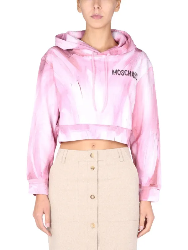 Moschino "ART THEME" CROPPED SWEATSHIRT sold by Siebentaschen