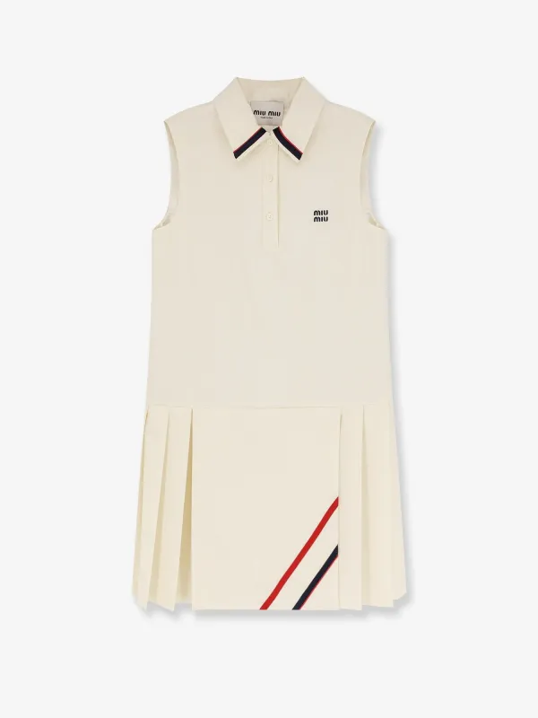 Miu Miu Virgin wool and mohair short dress sold by Siebentaschen