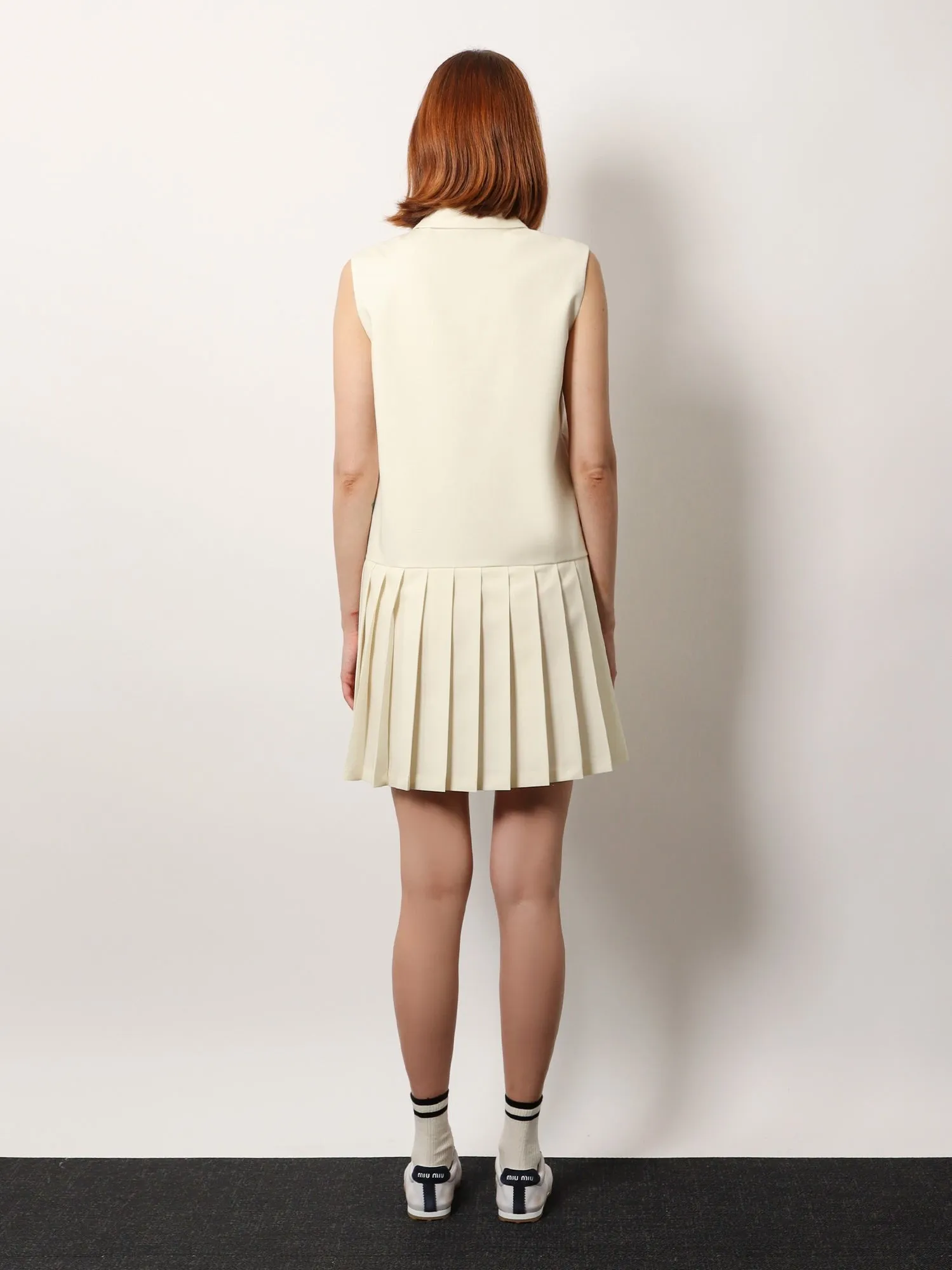Miu Miu Virgin wool and mohair short dress sold by Siebentaschen product image thumbnail 3