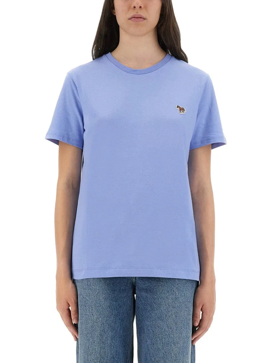 PS BY PAUL SMITH T-SHIRT WITH LOGO PATCH sold by Siebentaschen
