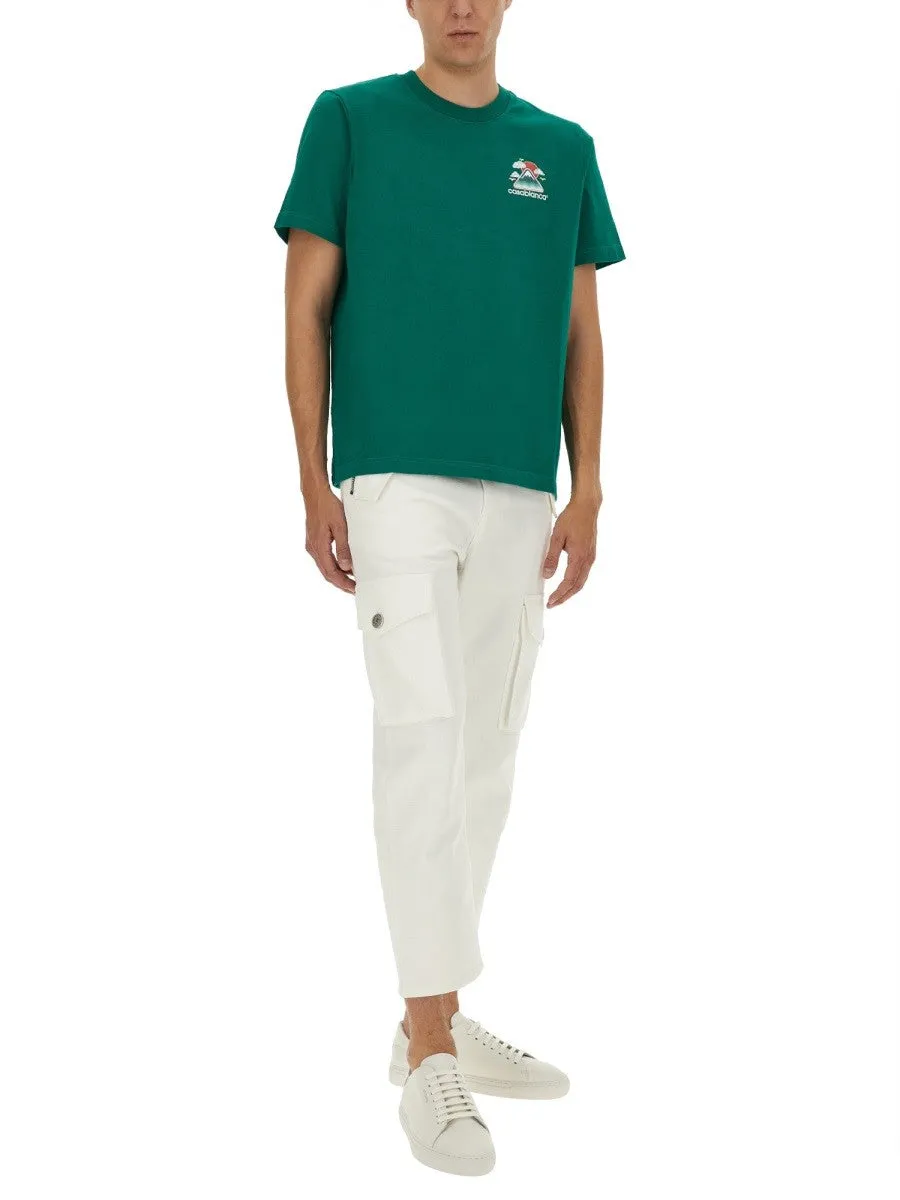 CASABLANCA T-SHIRT WITH PRINT sold by Siebentaschen product image thumbnail 4