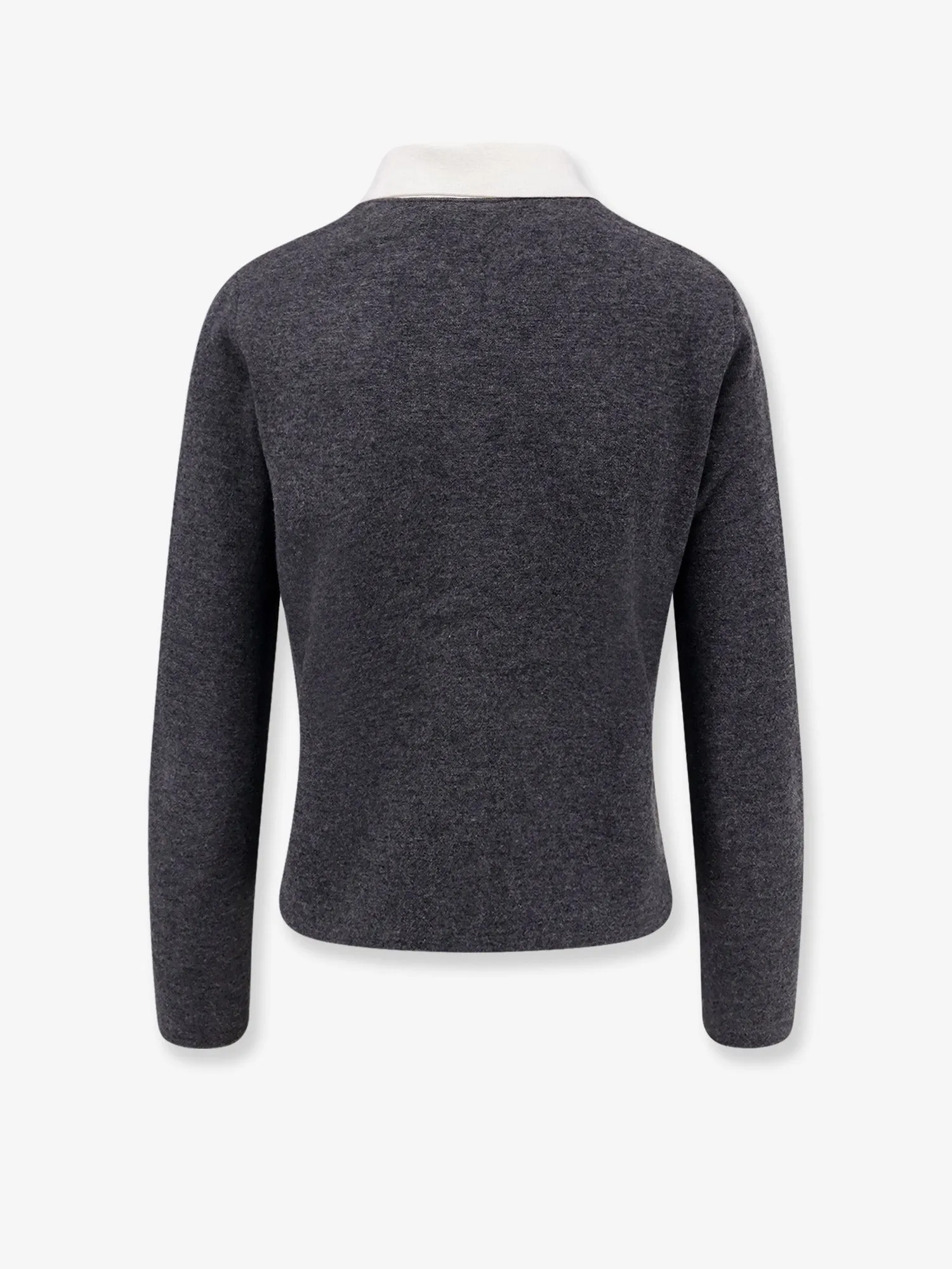 SELF PORTRAIT Wool blend cardigan with contrasting collar sold by Siebentaschen product image thumbnail 2