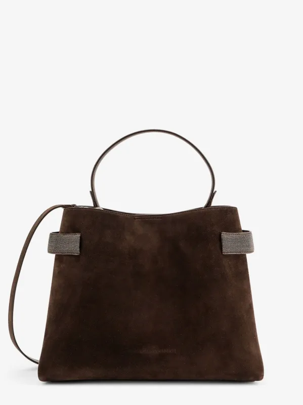 Brunello Cucinelli Suede shoulder bag sold by Siebentaschen