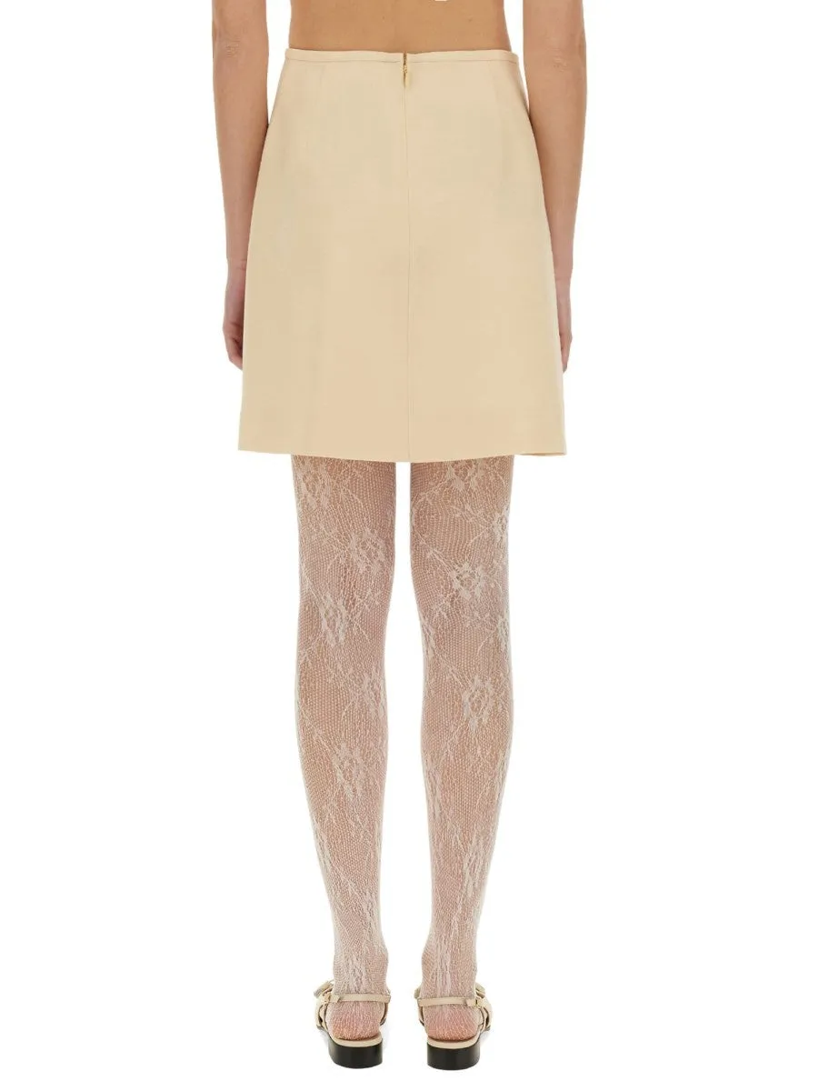 Valentino CREPE COUTURE SHORT SKIRT sold by Siebentaschen product image thumbnail 3