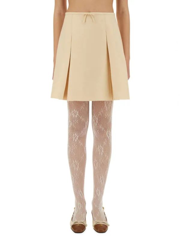 Valentino CREPE COUTURE SHORT SKIRT sold by Siebentaschen