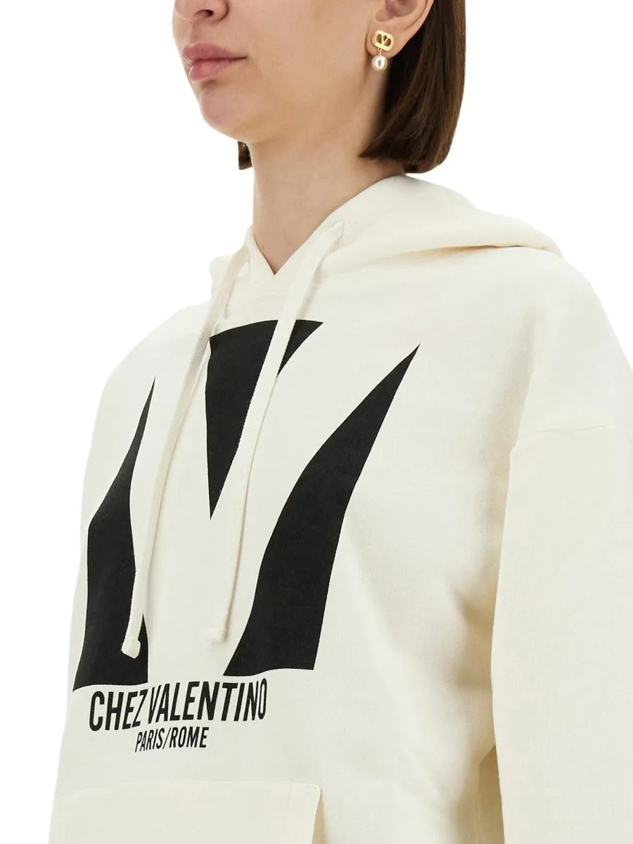 Valentino COTTON HOODIE WITH PRINT sold by Siebentaschen product image thumbnail 4