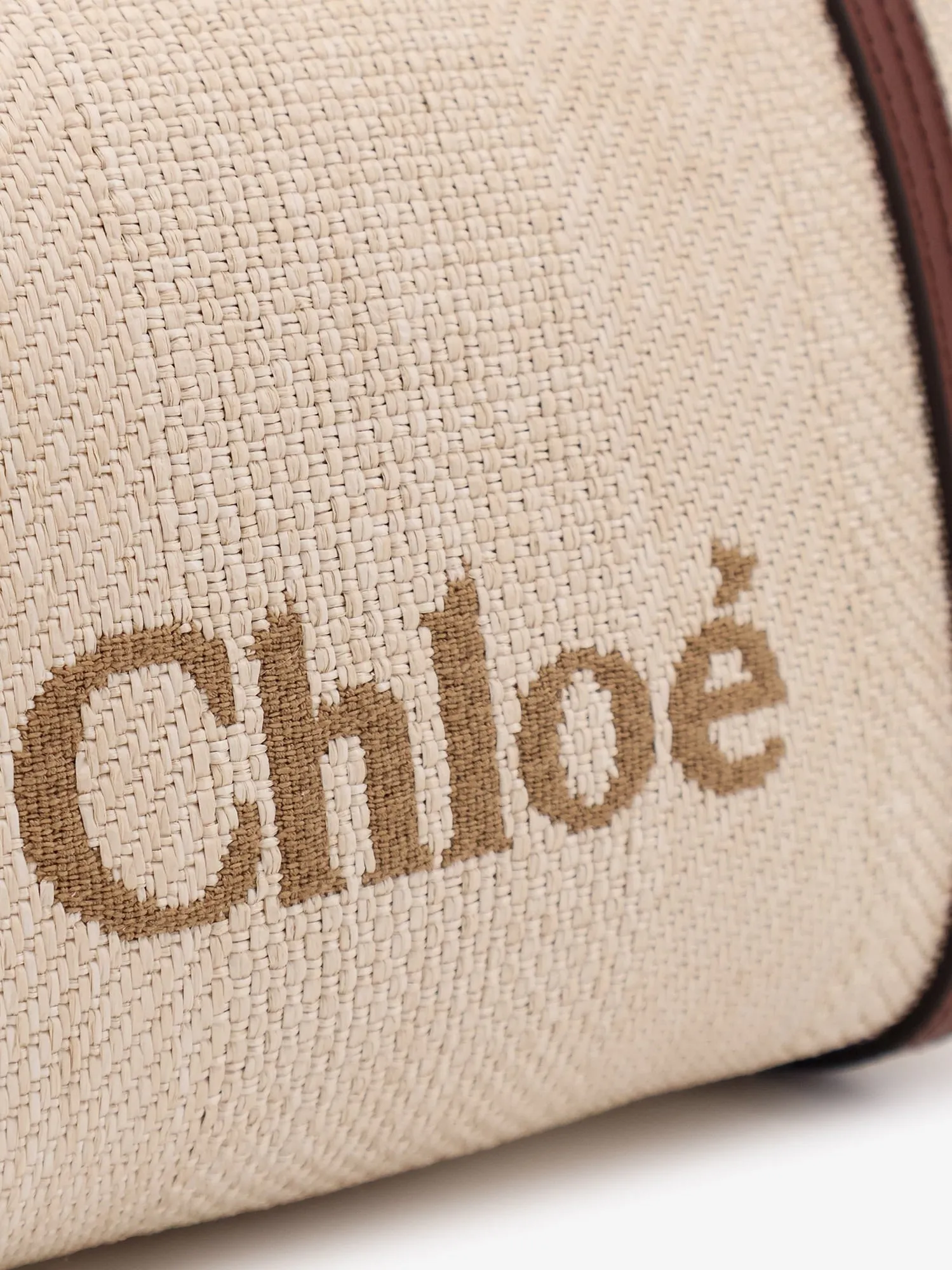 CHLOE' Chloè Carry canvas shoulder bag with logo embroidery sold by Siebentaschen product image thumbnail 5