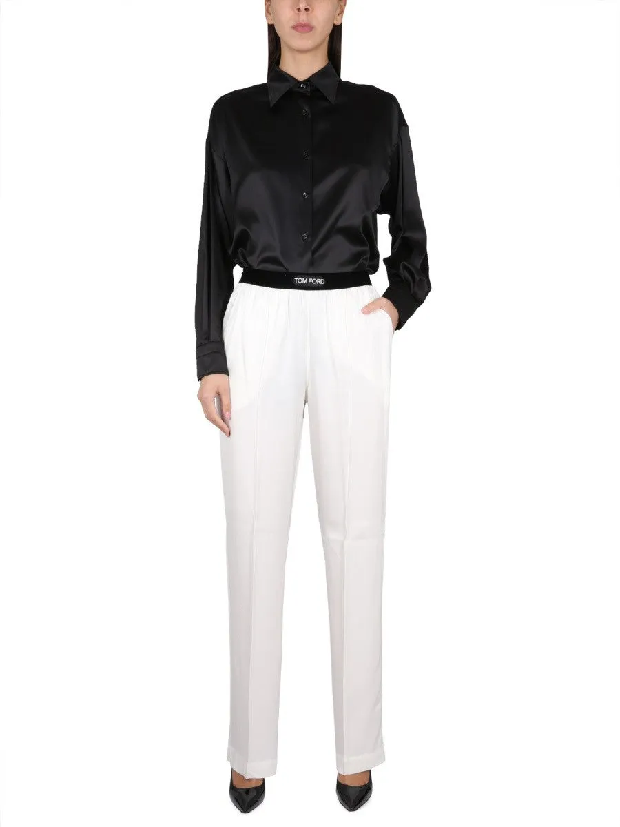TOM FORD STRETCH SILK SATIN SHIRT sold by Siebentaschen product image thumbnail 2