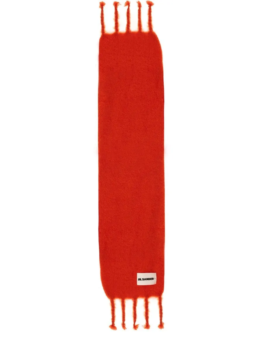 JIL SANDER SCARF WITH LOGO sold by Siebentaschen