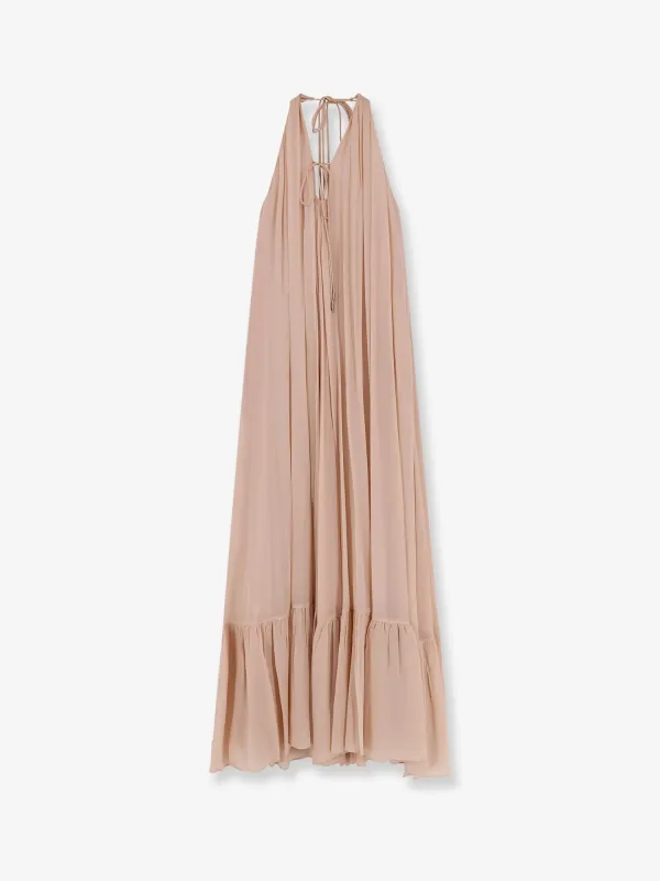 Pinko Venturone chiffon long dress made by Pinko