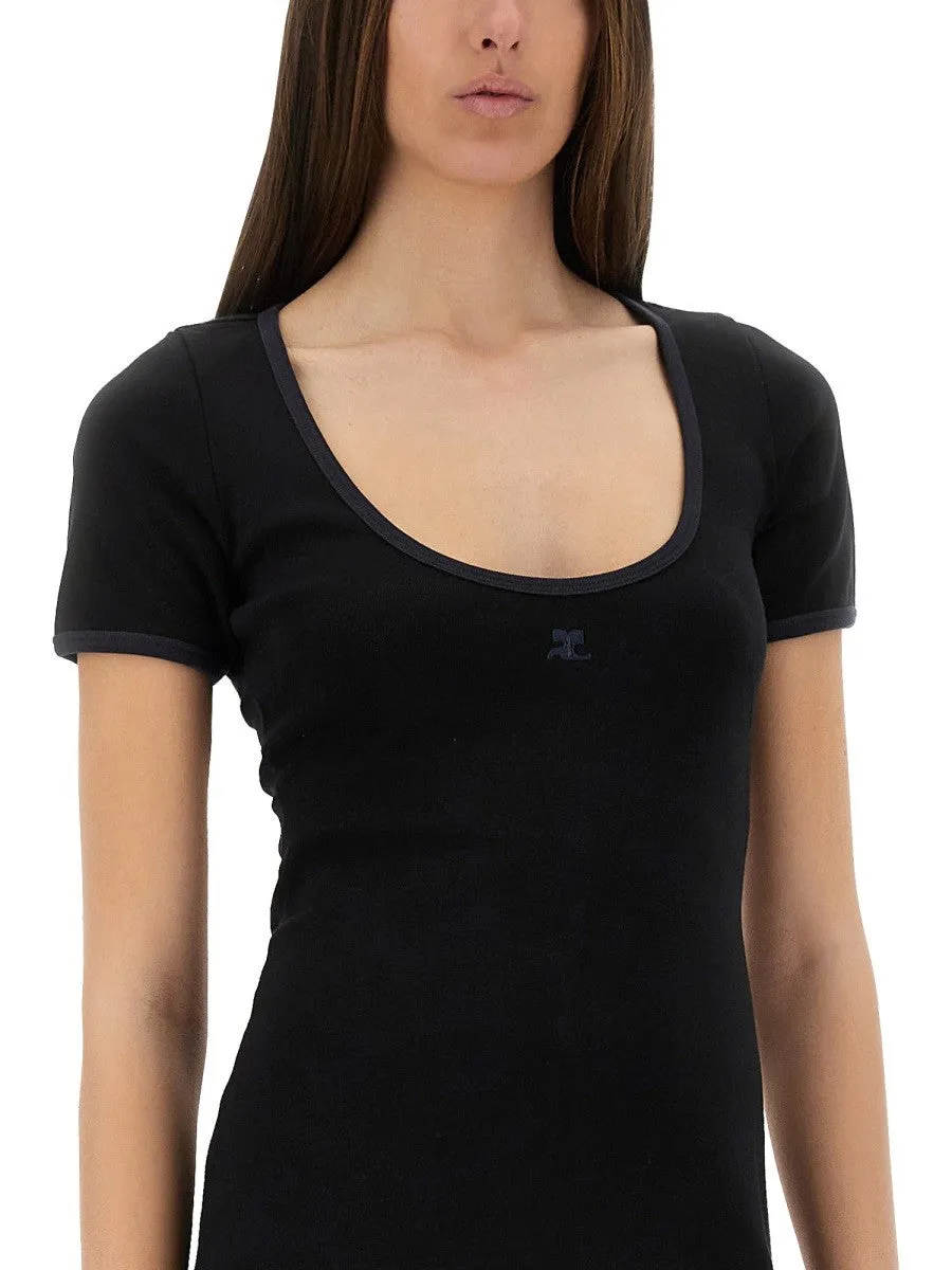 COURREGES "HOLISTIC CONTRAST" MINI DRESS sold by Siebentaschen product image thumbnail 4