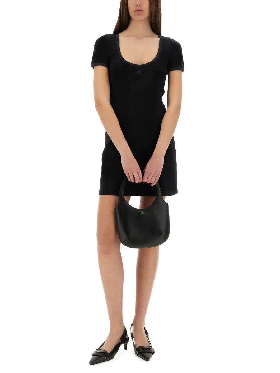 COURREGES "HOLISTIC CONTRAST" MINI DRESS sold by Siebentaschen product image thumbnail 2