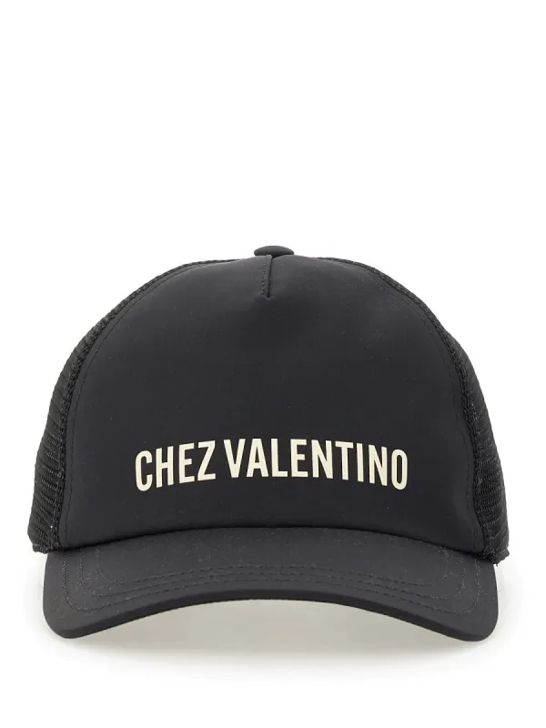 Valentino Garavani "CHEZ VALENTINE" BASEBALL HAT sold by Siebentaschen