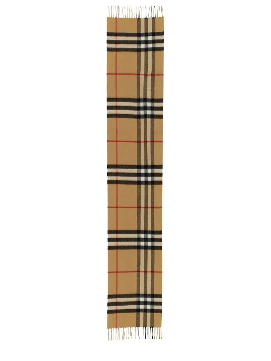 Burberry CASHMERE CHECK SCARF sold by Siebentaschen