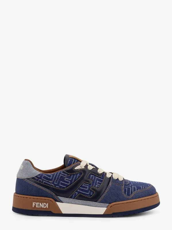 Fendi Fendi Match denim sneakers sold by Siebentaschen