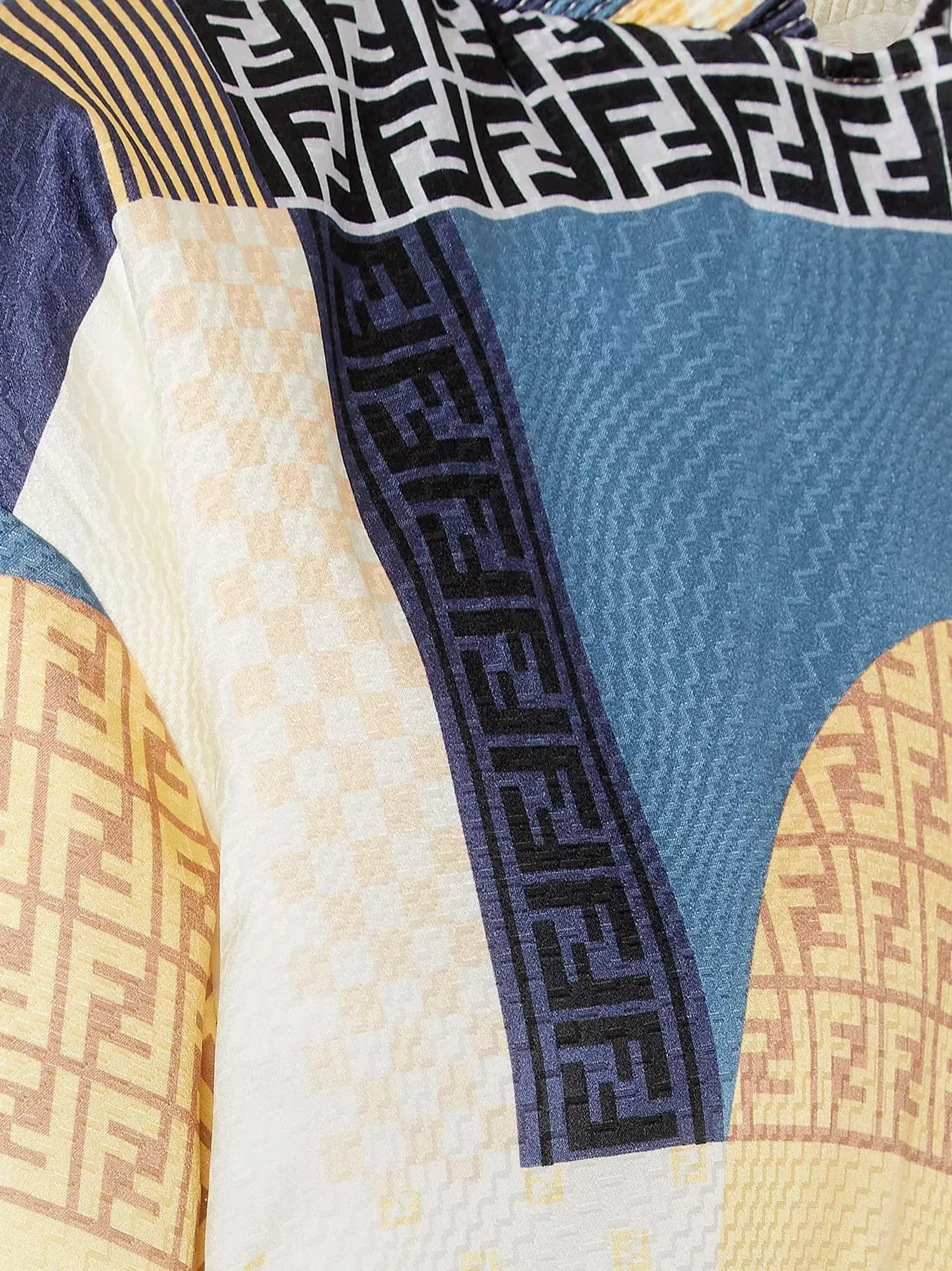 Fendi Reversible patchwork silk bomber sold by Siebentaschen product image thumbnail 3