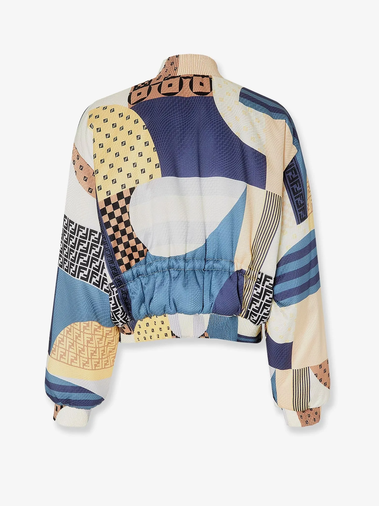 Fendi Reversible patchwork silk bomber sold by Siebentaschen product image thumbnail 2