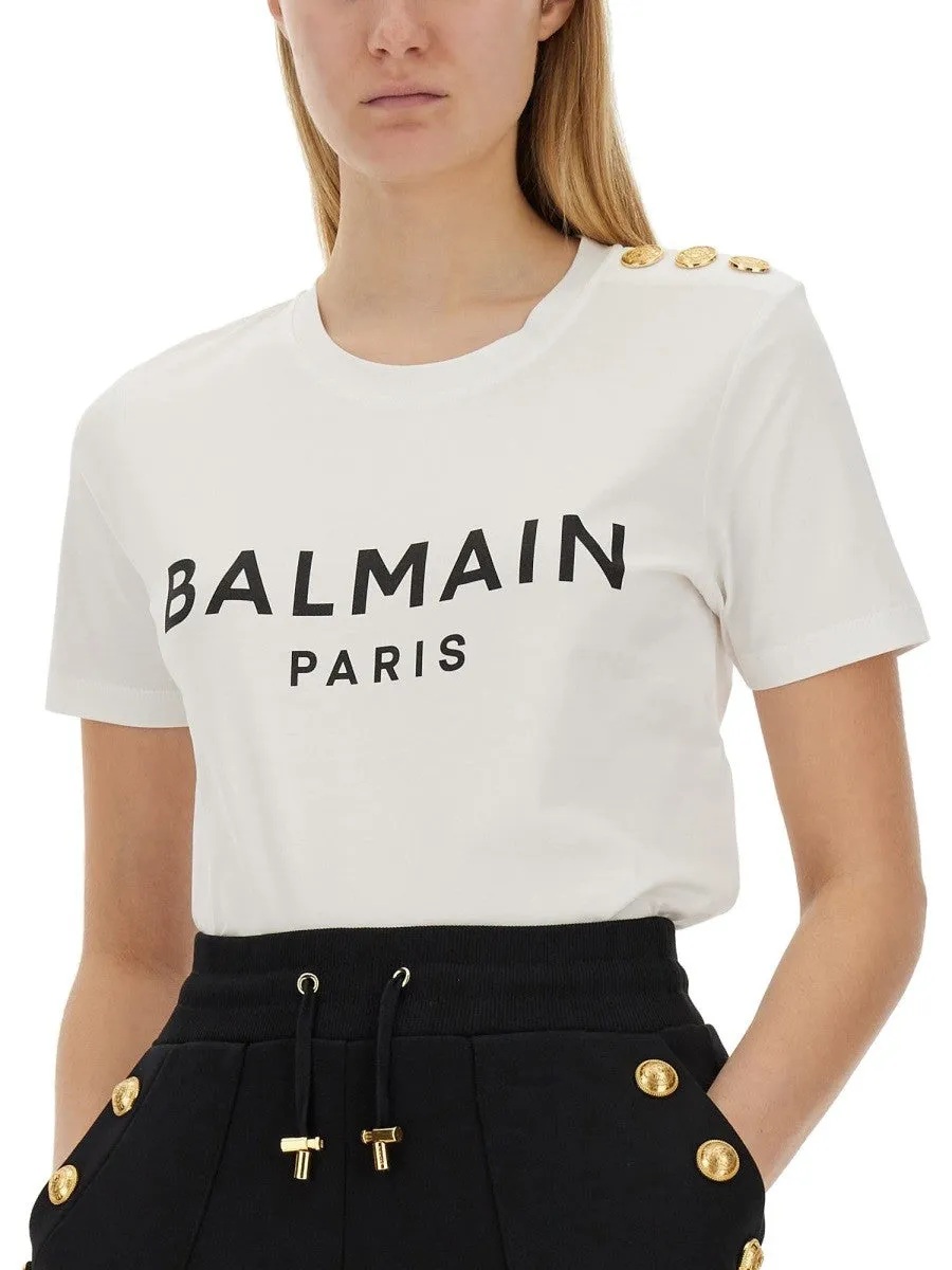 Balmain T-SHIRT WITH LOGO sold by Siebentaschen product image thumbnail 4