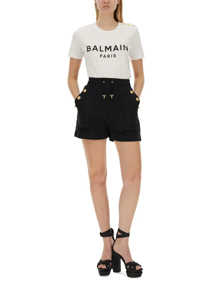 Balmain T-SHIRT WITH LOGO sold by Siebentaschen product image thumbnail 2