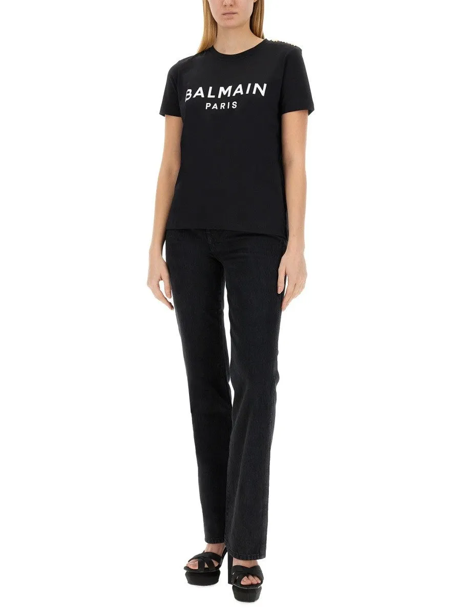 Balmain T-SHIRT WITH LOGO sold by Siebentaschen product image thumbnail 2