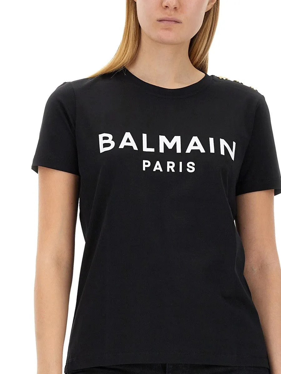 Balmain T-SHIRT WITH LOGO sold by Siebentaschen product image thumbnail 4