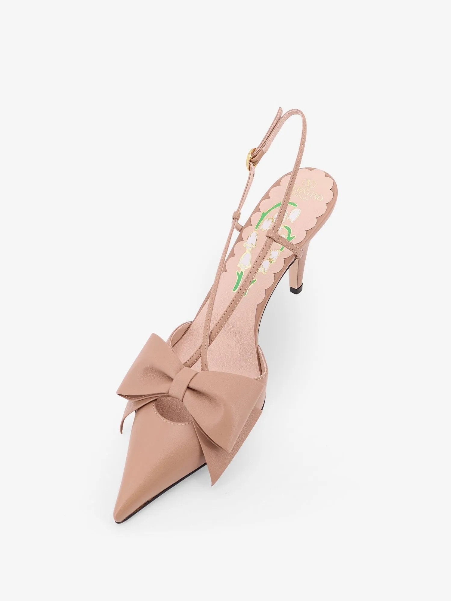 Valentino Garavani Bowow leather decolleté slingback sold by Siebentaschen product image thumbnail 4