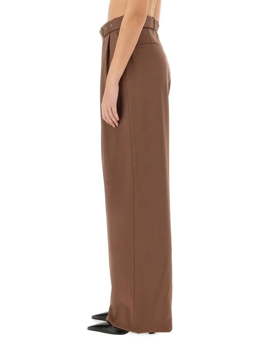 Dries Van Noten WIDE-LEG PANTS WITH BELT sold by Siebentaschen product image thumbnail 3