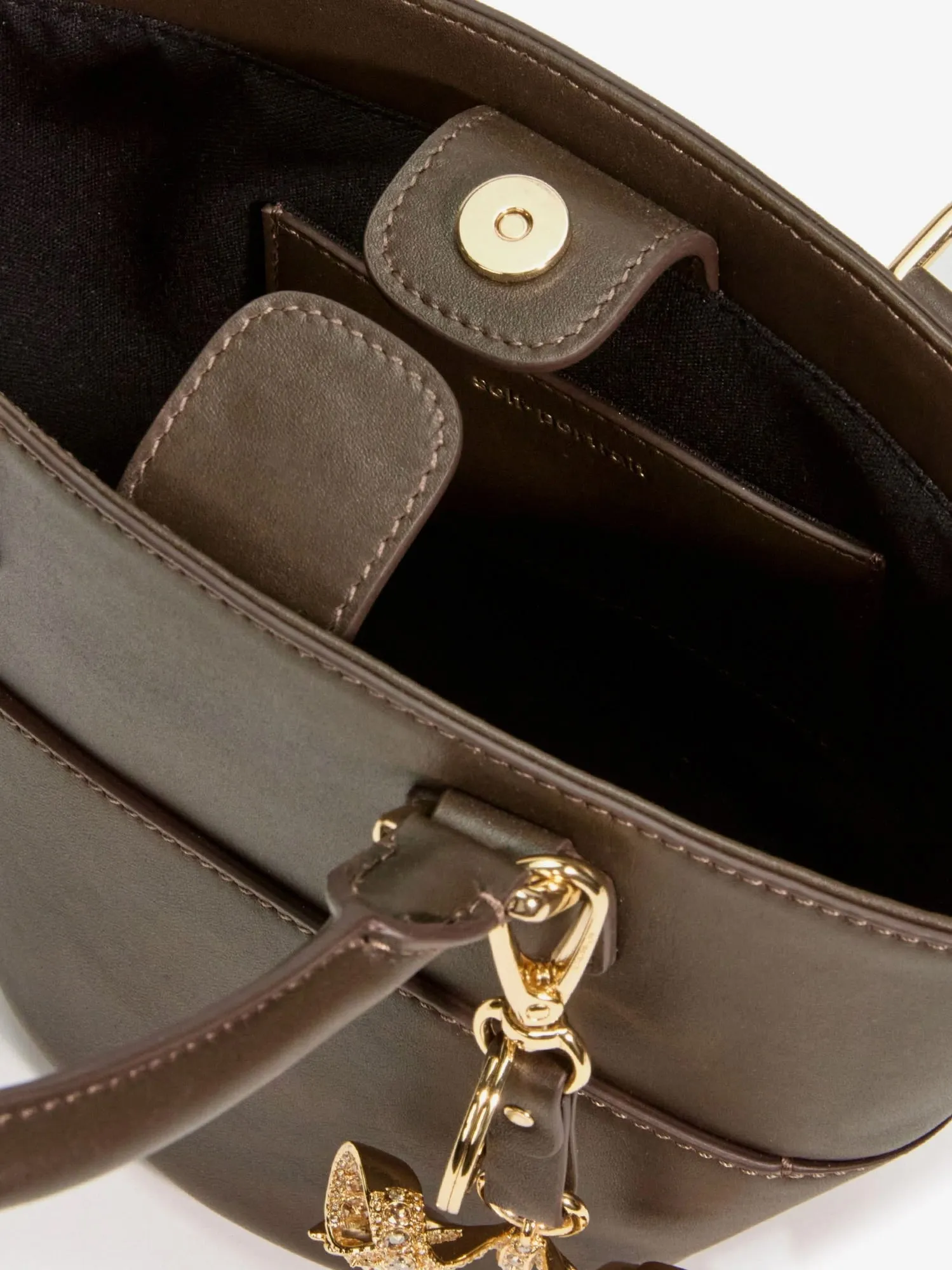 SELF PORTRAIT Leather shoulder bag with iconic charm sold by Siebentaschen product image thumbnail 4