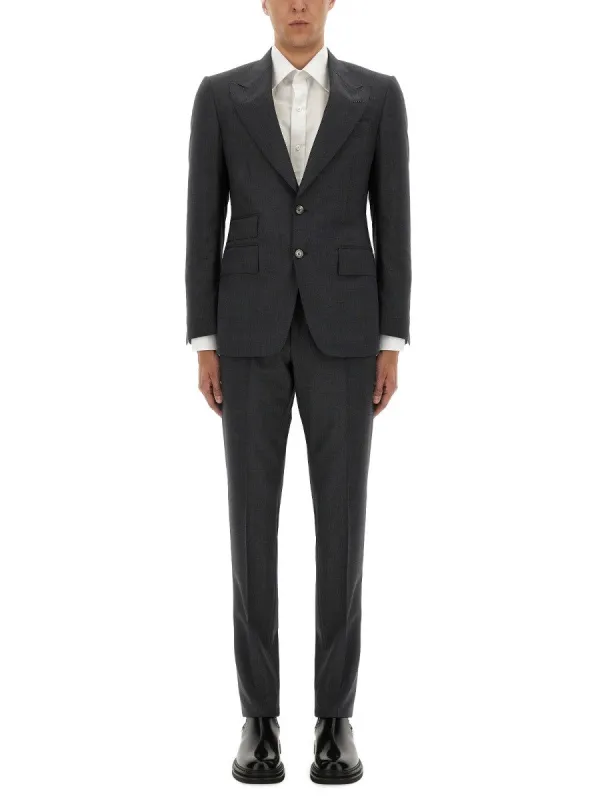 TOM FORD "GRAND OVERCHECK SHELTON" SUIT sold by Siebentaschen
