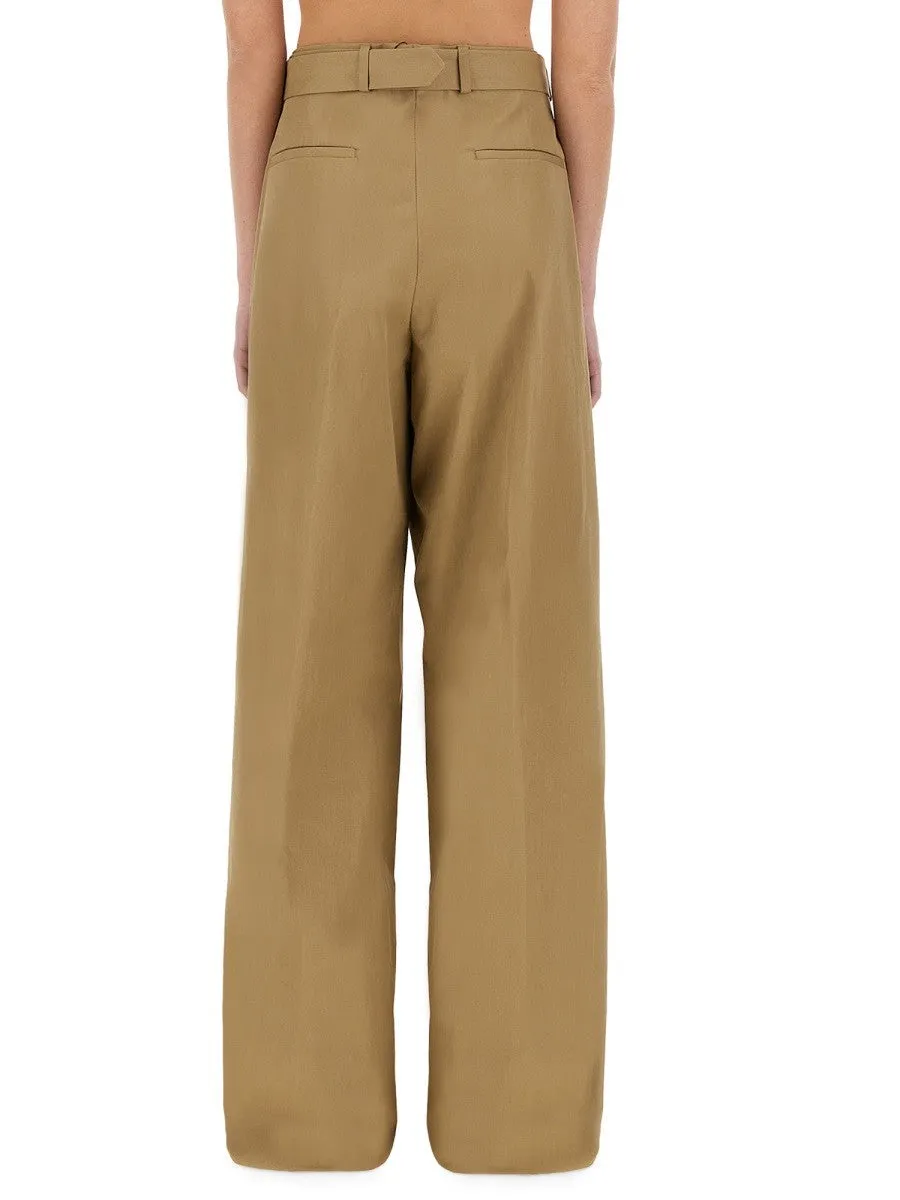 Dries Van Noten WIDE-LEG PANTS WITH BELT sold by Siebentaschen product image thumbnail 3