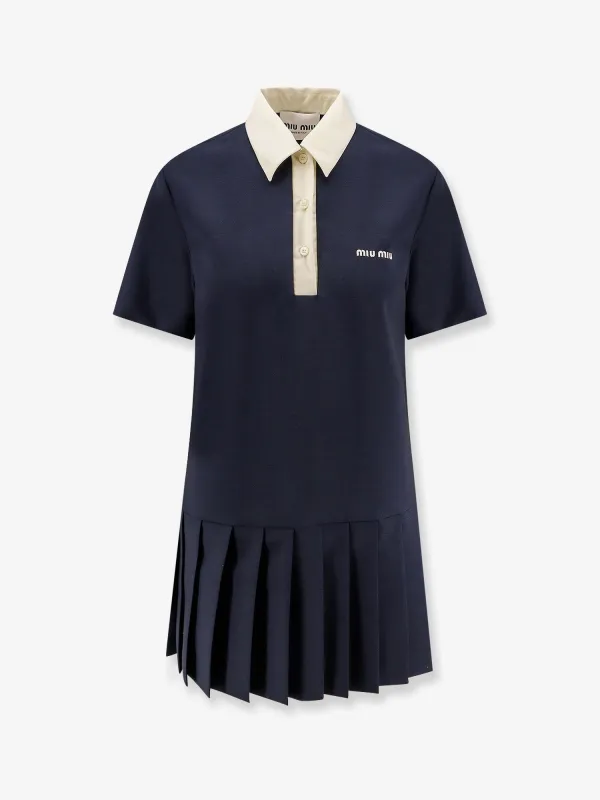 Miu Miu Mohair and virgin wool short dress made by Miu Miu