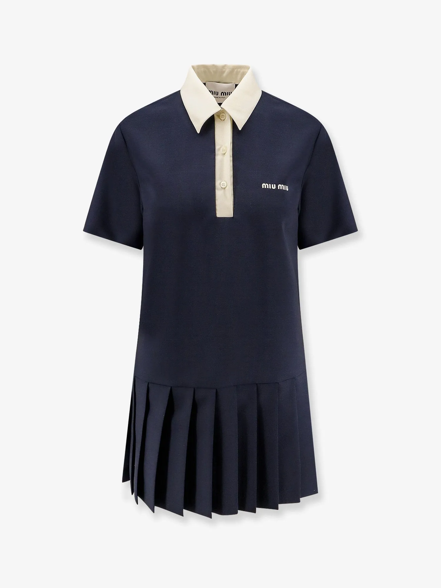 Miu Miu Mohair and virgin wool short dress sold by Siebentaschen