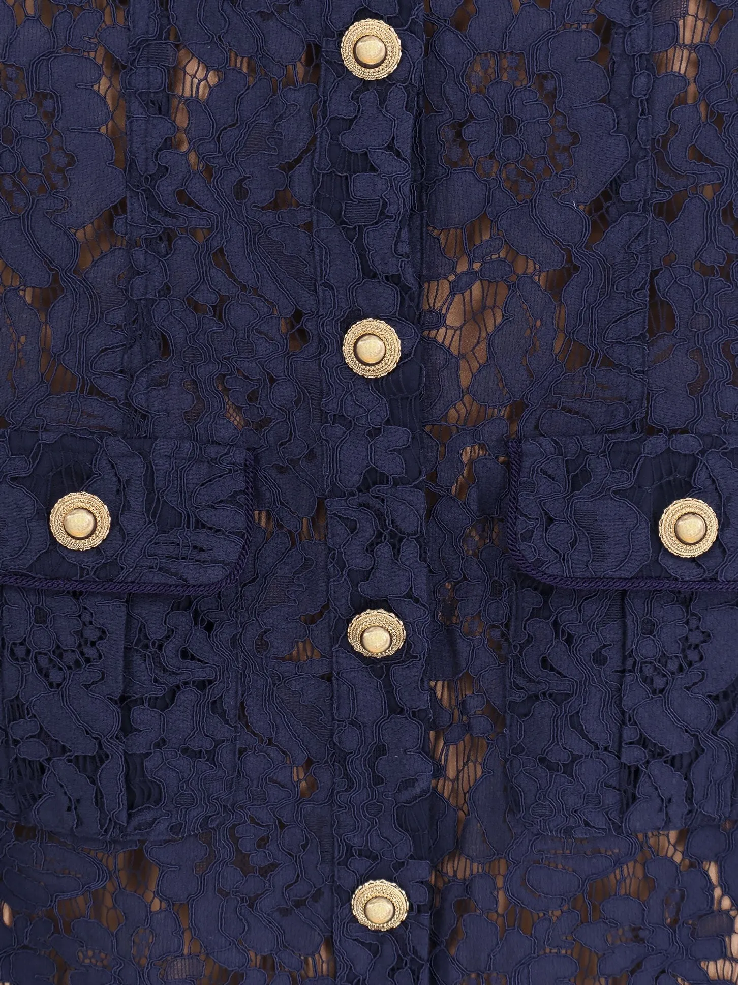 SELF PORTRAIT Lace midi dress with jewel button sold by Siebentaschen product image thumbnail 3