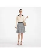 SELF PORTRAIT Wool cardigan with contrasting collar sold by Siebentaschen