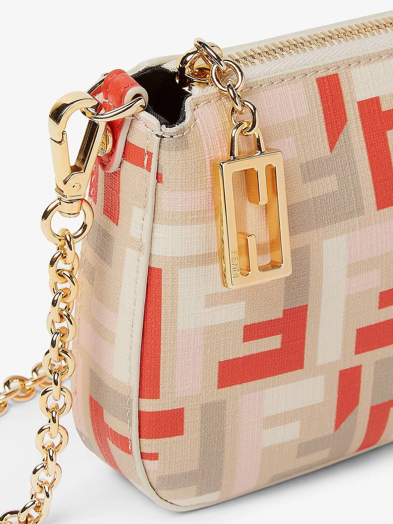 Fendi Pouch Baguette FF jacquard fabric shoulder bag sold by Siebentaschen product image thumbnail 4