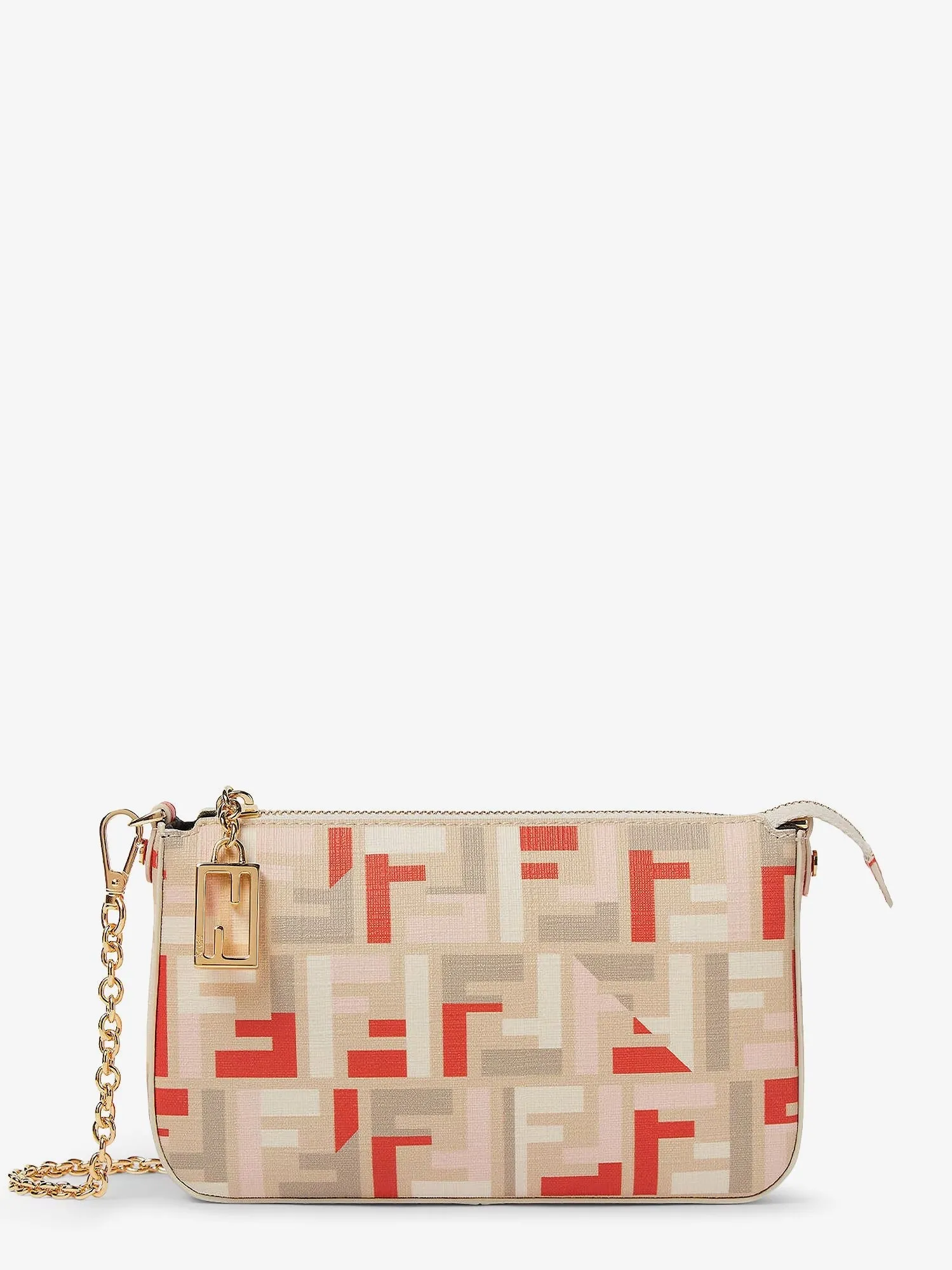Fendi Pouch Baguette FF jacquard fabric shoulder bag sold by Siebentaschen