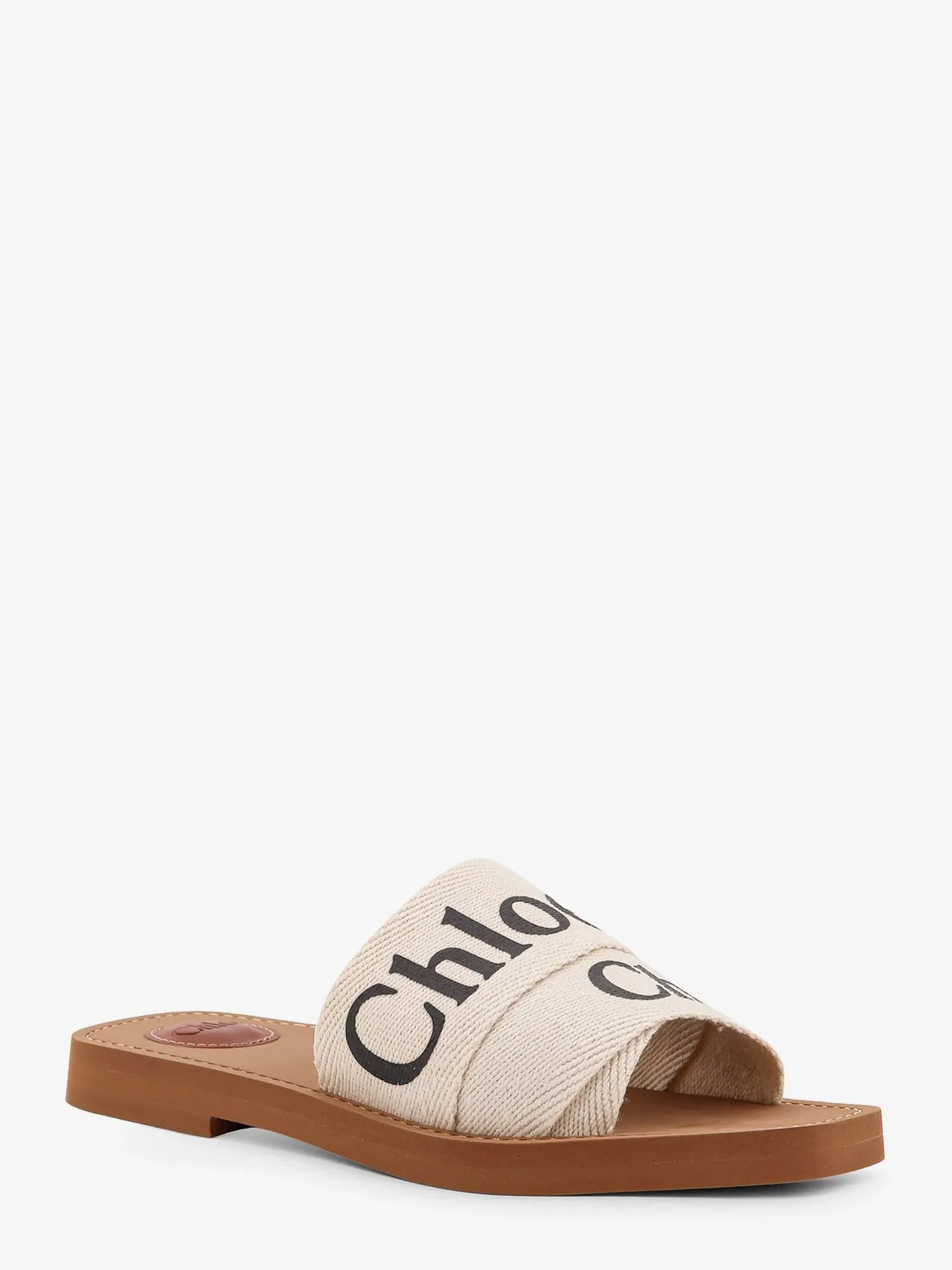 CHLOE' Woody linen flat sandals sold by Siebentaschen product image thumbnail 2