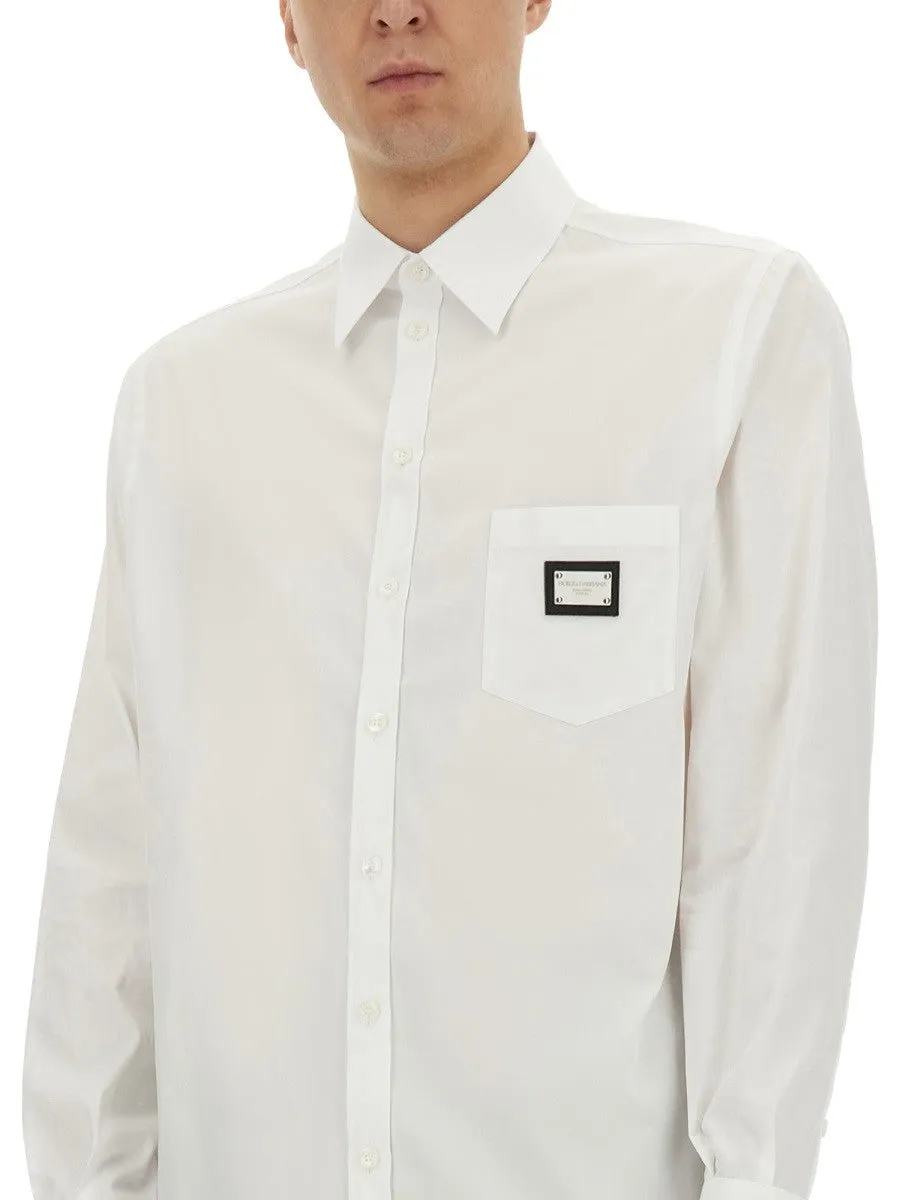 Dolce & Gabbana SHIRT WITH LOGO PLAQUE sold by Siebentaschen product image thumbnail 4