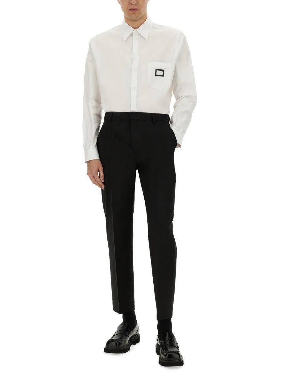 Dolce & Gabbana SHIRT WITH LOGO PLAQUE sold by Siebentaschen product image thumbnail 2