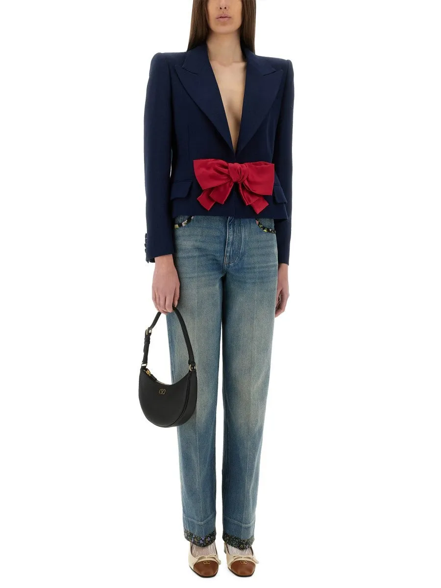 Valentino VISCOSE JACKET WITH BOW sold by Siebentaschen product image thumbnail 2