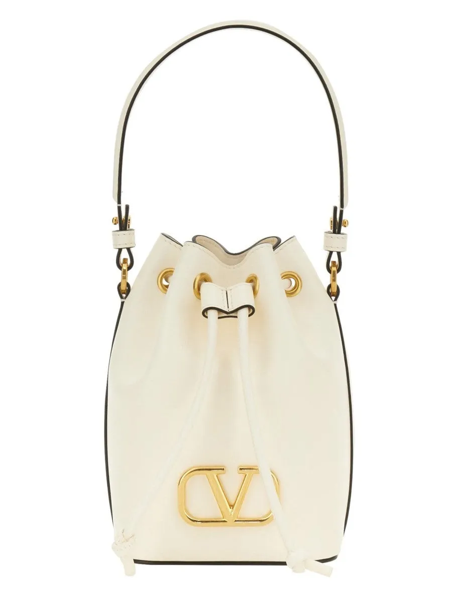 Valentino Garavani "VLOGO SINGATURE" MINI BUCKET BAG sold by Siebentaschen