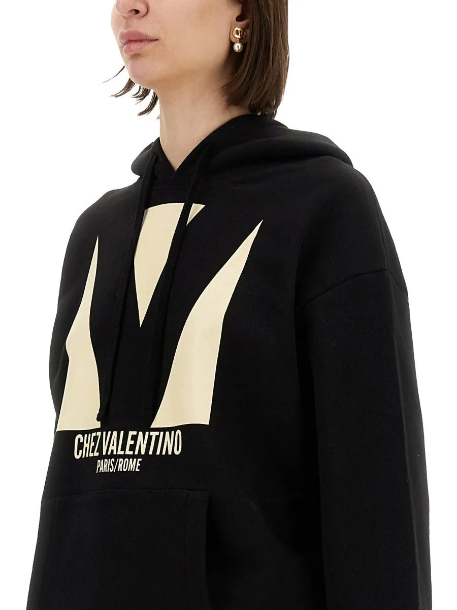 Valentino COTTON HOODIE WITH PRINT sold by Siebentaschen product image thumbnail 4