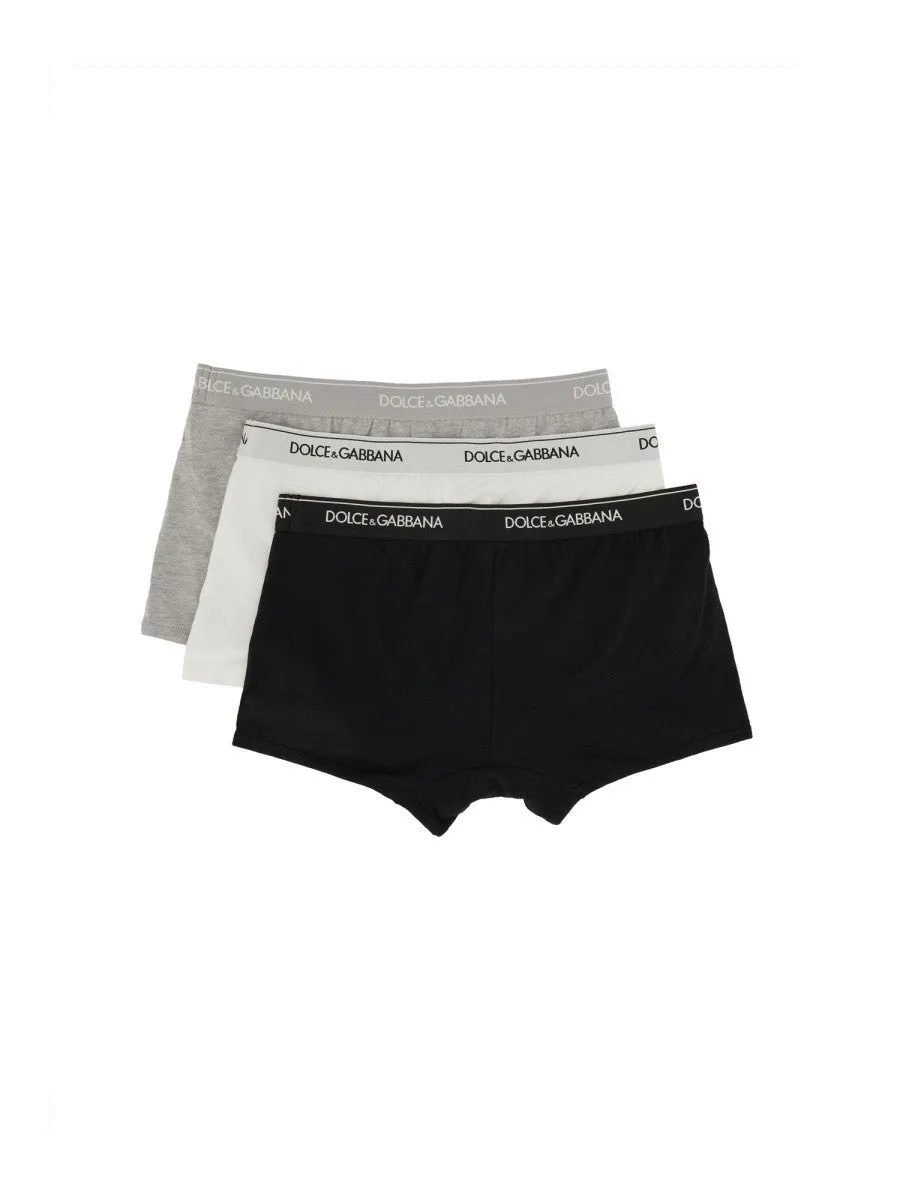 Dolce & Gabbana PACK OF THREE BOXERS sold by Siebentaschen product image thumbnail 2