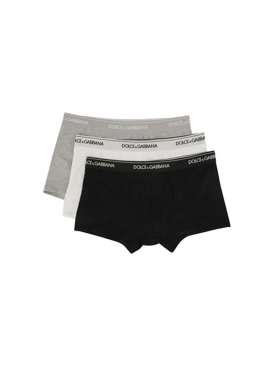 Dolce & Gabbana PACK OF THREE BOXERS sold by Siebentaschen