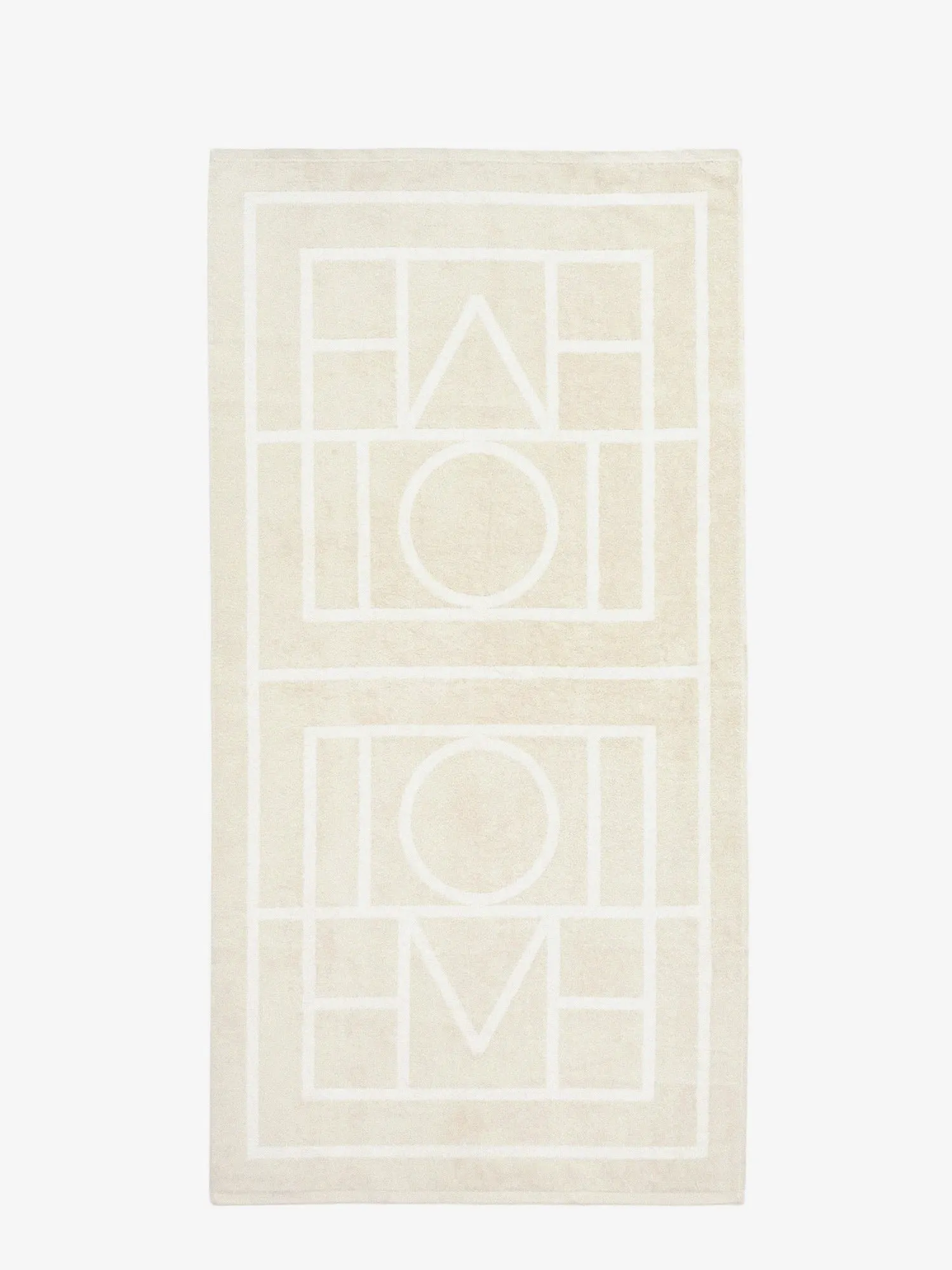 TOTEME Monogram organic cotton beach towel sold by Siebentaschen product image thumbnail 4