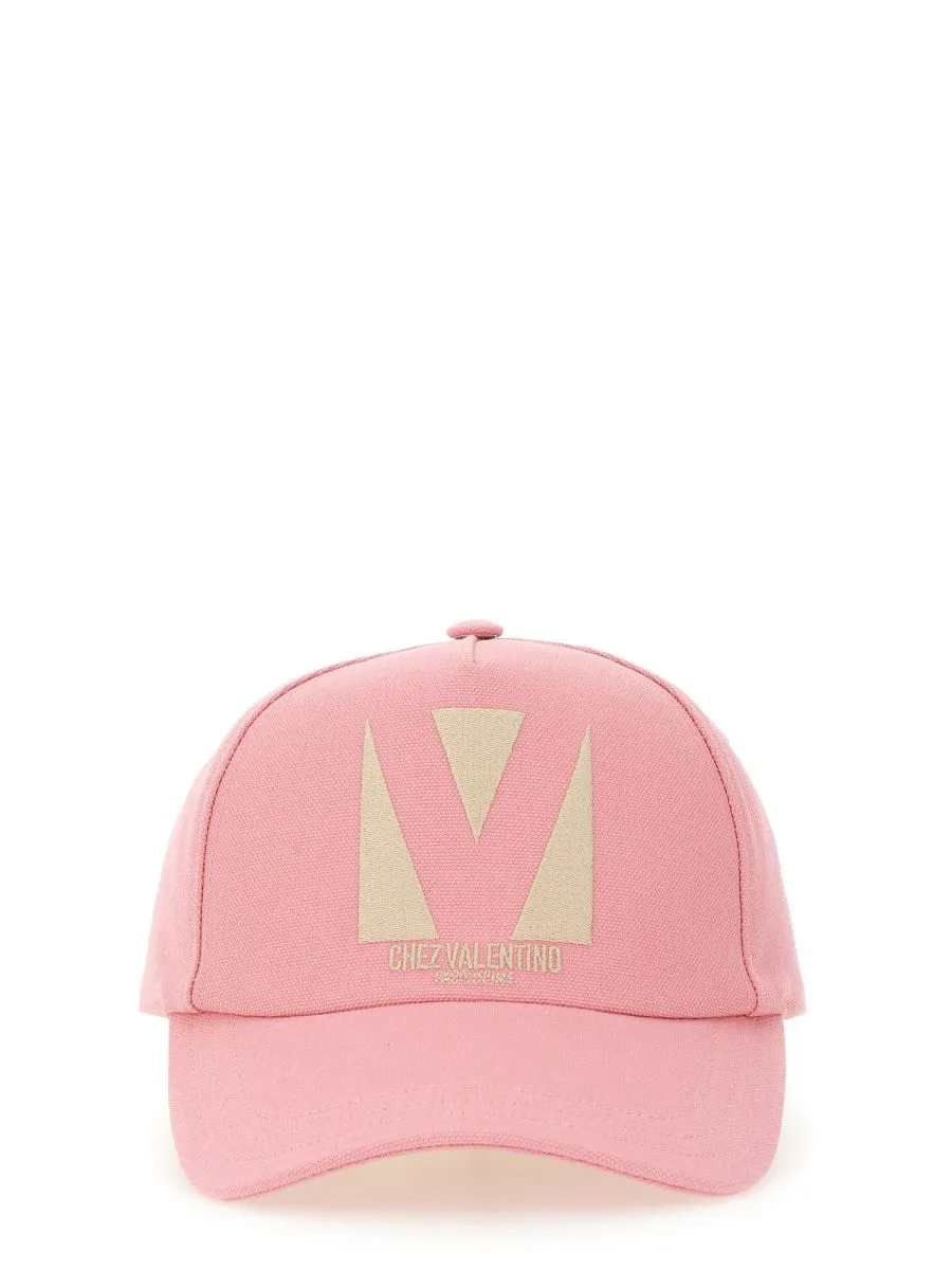 Valentino Garavani "CHEZ VALENTINE" BASEBALL HAT sold by Siebentaschen