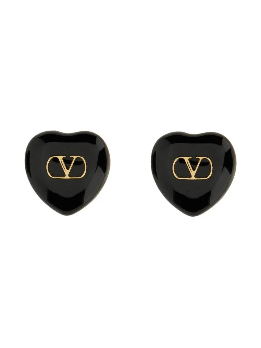 Valentino Garavani "COEUR ROYAL" EARRINGS sold by Siebentaschen