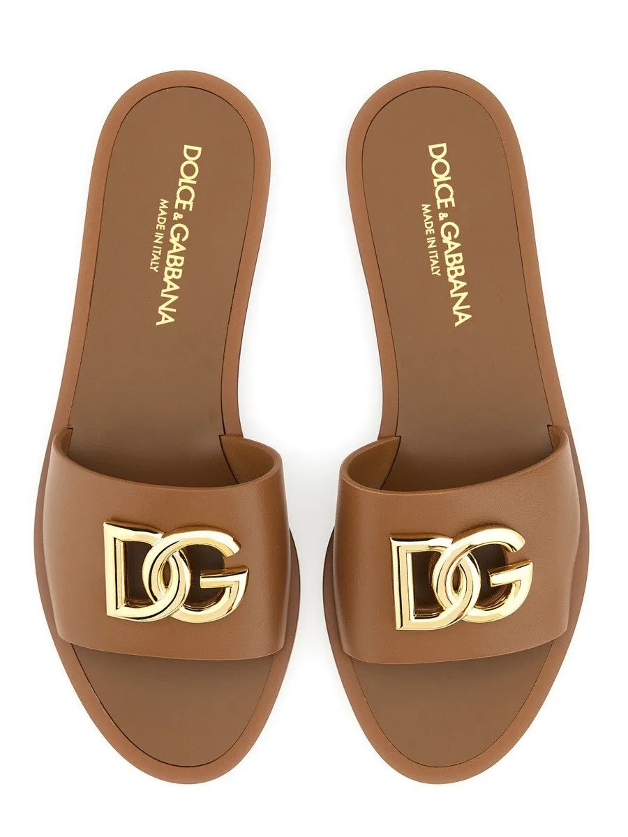 Dolce & Gabbana LEATHER SLIDE SANDAL sold by Siebentaschen product image thumbnail 2