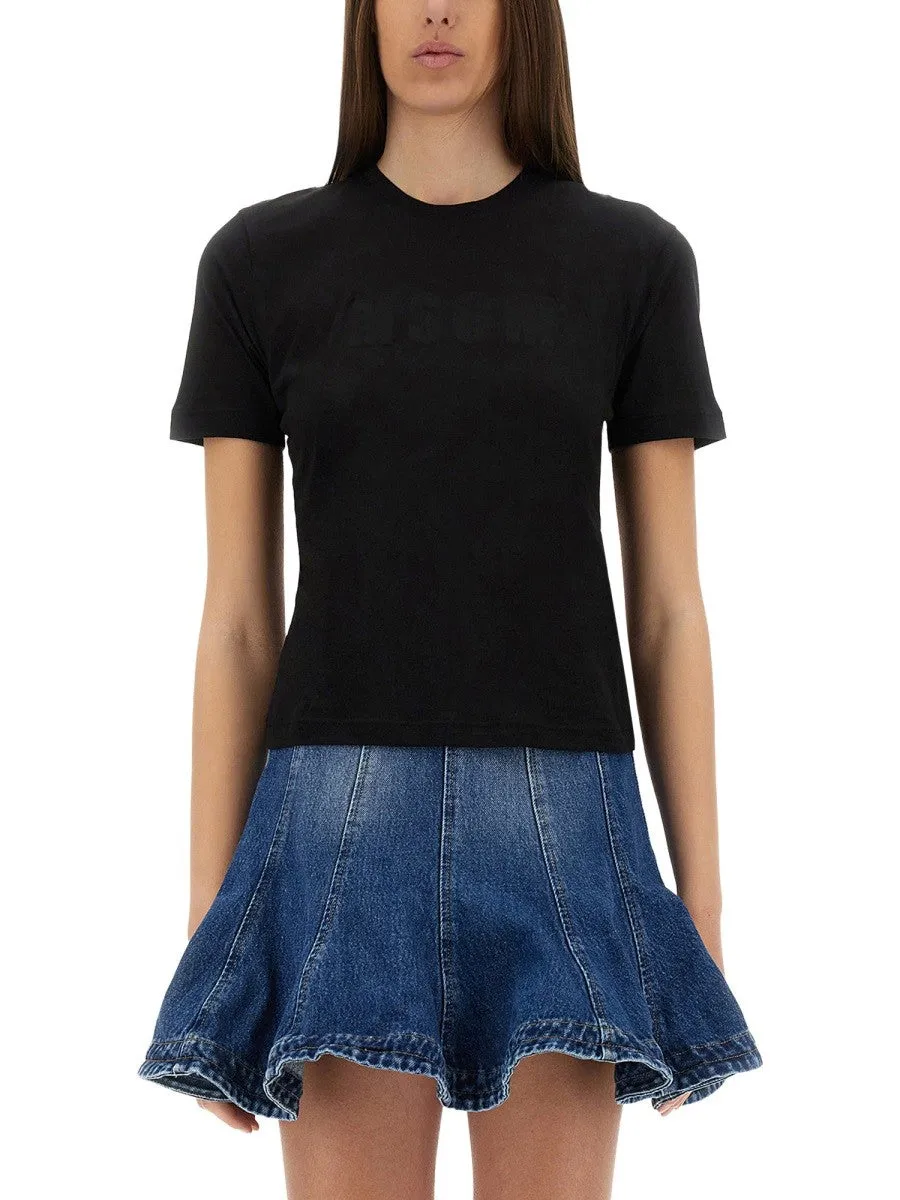 msgm SLIM FIT T-SHIRT sold by Siebentaschen